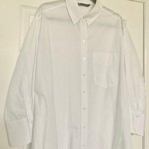 Zara Oversized Poplin Shirt - Medium